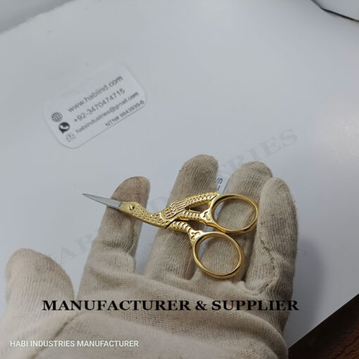 Gold Color Coated Thread Cutting Scissors