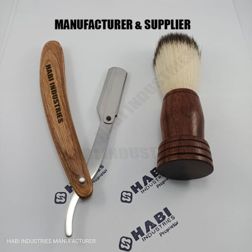 Wood Shaving Kit with Double Edge shaving Razor