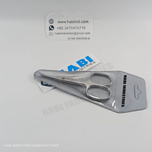 High-carbon steel cuticle scissors