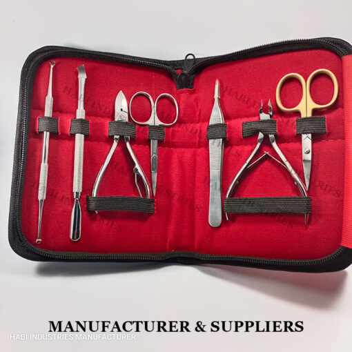 Men Leather Manicure Set