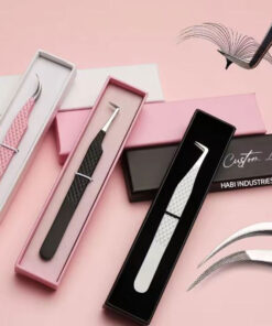 Custom packing eyebrow tweezers