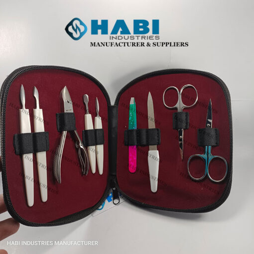 German Manicure Sets In Luxury Leather Cases