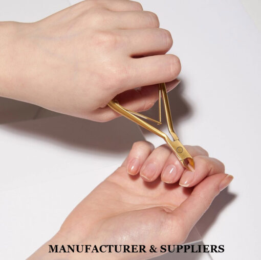 gold manicure dead skin remover nipper