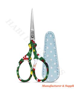 printed handle embroidery scissors