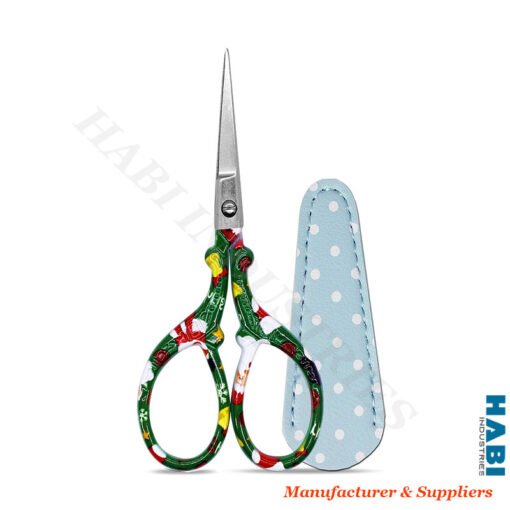 printed handle embroidery scissors