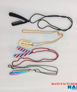 Straight Razor Necklace set