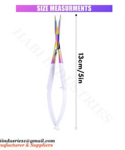 cuticle and eyebrow cutting scissors