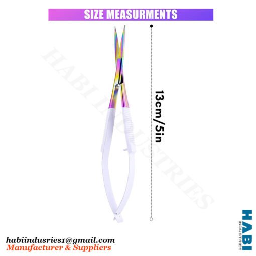 cuticle and eyebrow cutting scissors