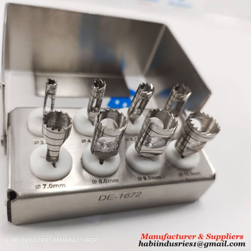 Dental implant trephine kit