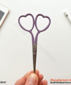 Heart-shaped sewing scissors