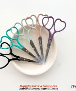 Heart ring fabric cutting scissor