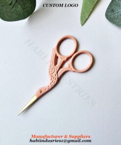 Precision stork-shaped scissors for fabric