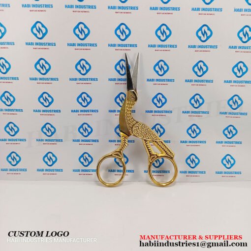 Buy stork embroidery scissors