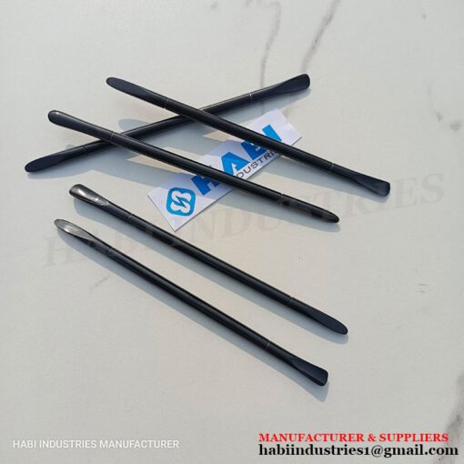 Plasma-coated black finish nail tools
