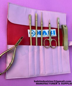 leather packaging manicure kit