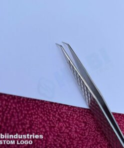 L shape tip lashes tweezers