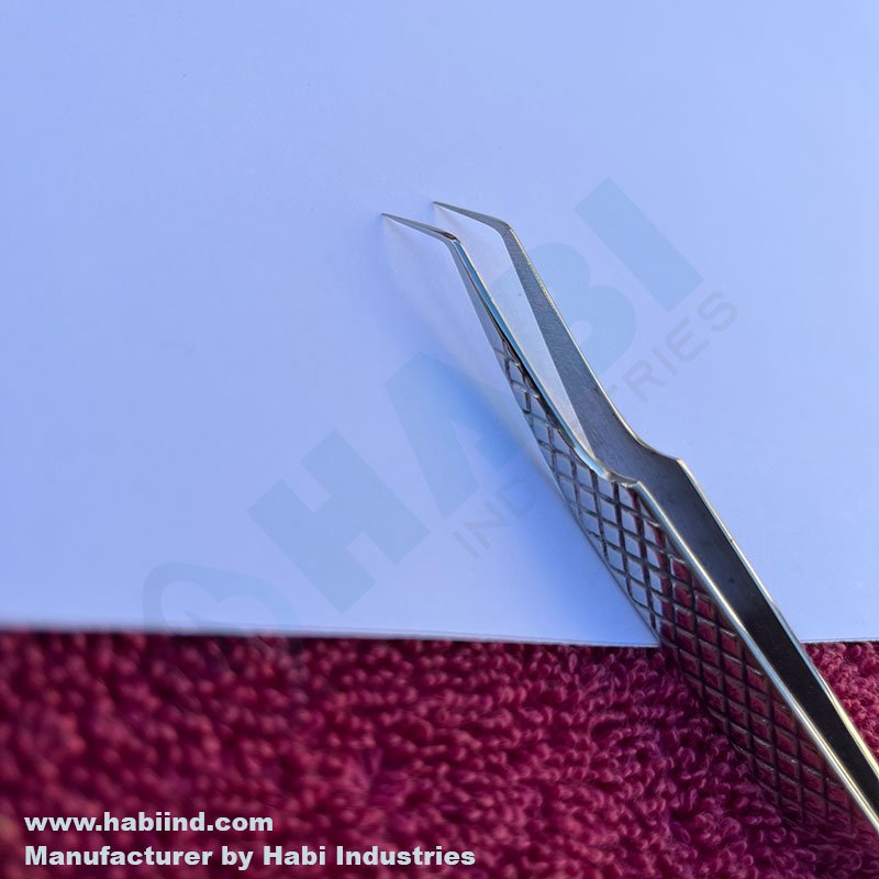 curved tip eyelash tweezers wholesaler custom lashes tweezers wholesaler
