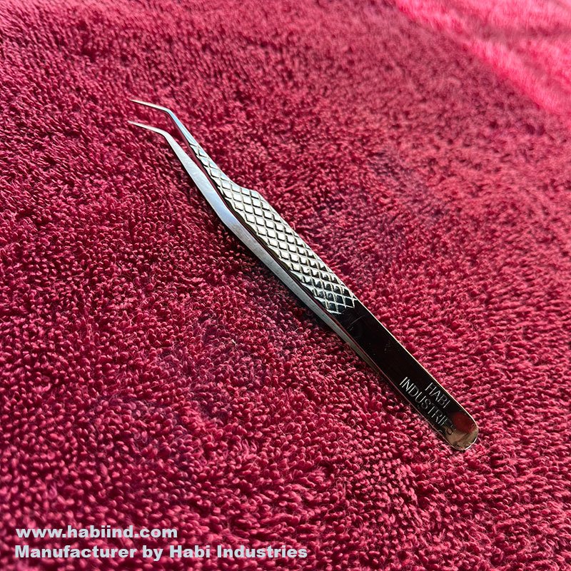 custom eyelash extenion tweezers professional eyelash extention tweezers