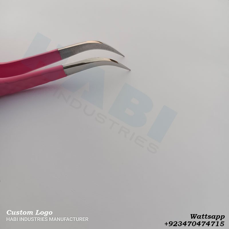 Curved Tip Eyelash Extension Tweezers best eyelash tweezers manufacturer