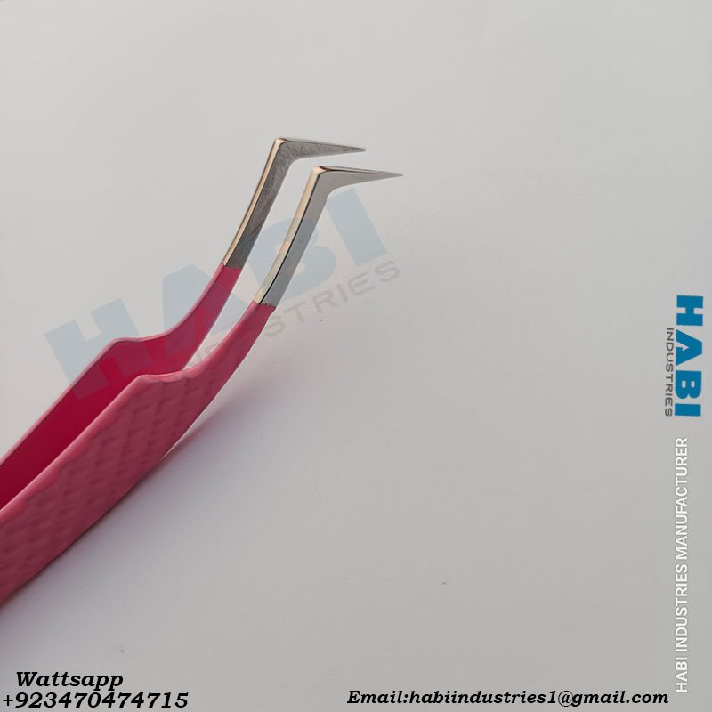Fancy Handle Lady lashes Tweezers custom eyelash tweezers USA