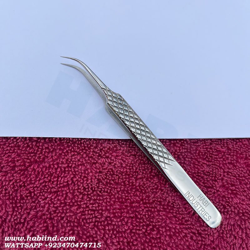Best Quality Custom Eyelash Tweezers Professional Lashes Tweezers manufacturer