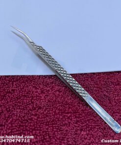 professional curved eyelash tweezers for lash extensions