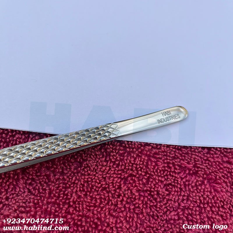 Custom logo lashes Tweezers Manufacturer Professional eyelash Tweezers Habi
