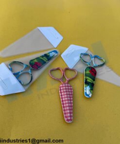 custom printed handle embroidery scissors