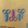 custom design printing embroidery scissors