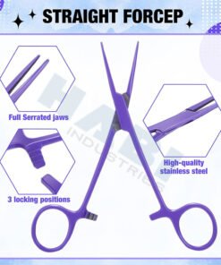 Titanium Rainbow Hemostats & Scissors Set