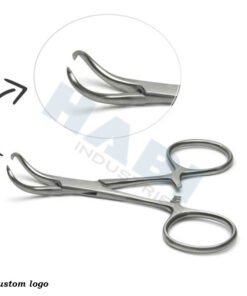 The Backhaus towel clamp is a perforating clamp