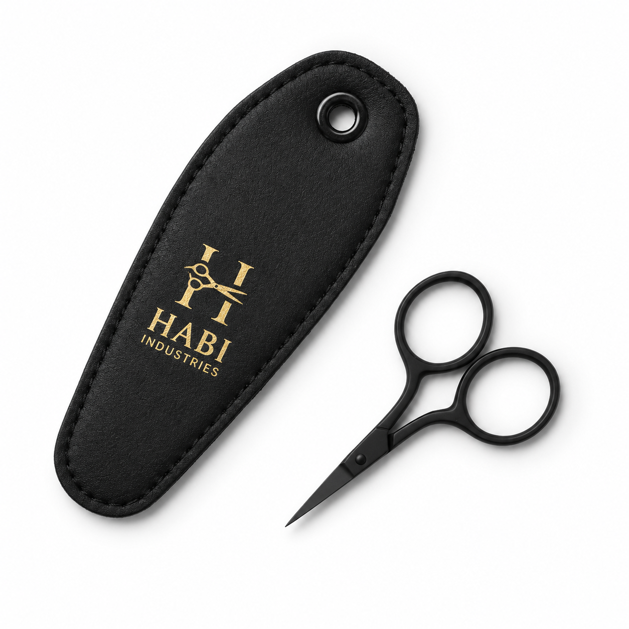 custom leather case embroidery scissors
