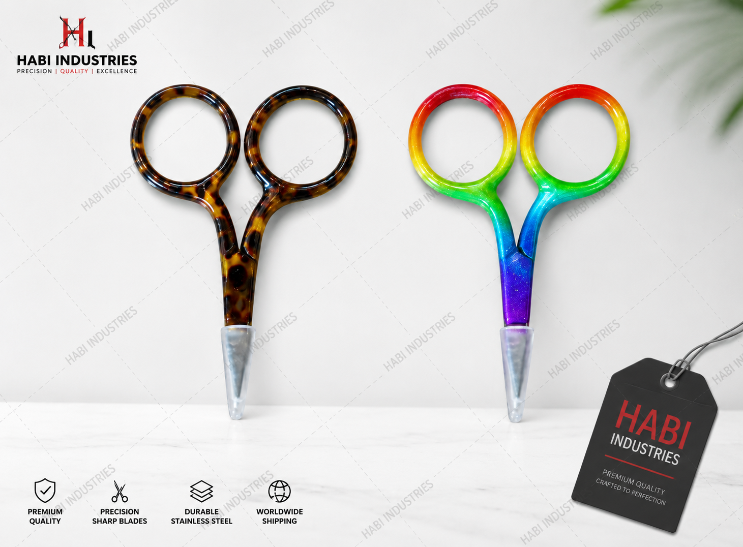 Tortoise Color Mini Embroidery Scissors custom color knitting scissor