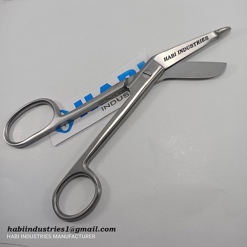 Stainless Steel Blunt Tip Bandage Scissors Blunt Tip Bandage Scissors Manufacturer Habi Industries