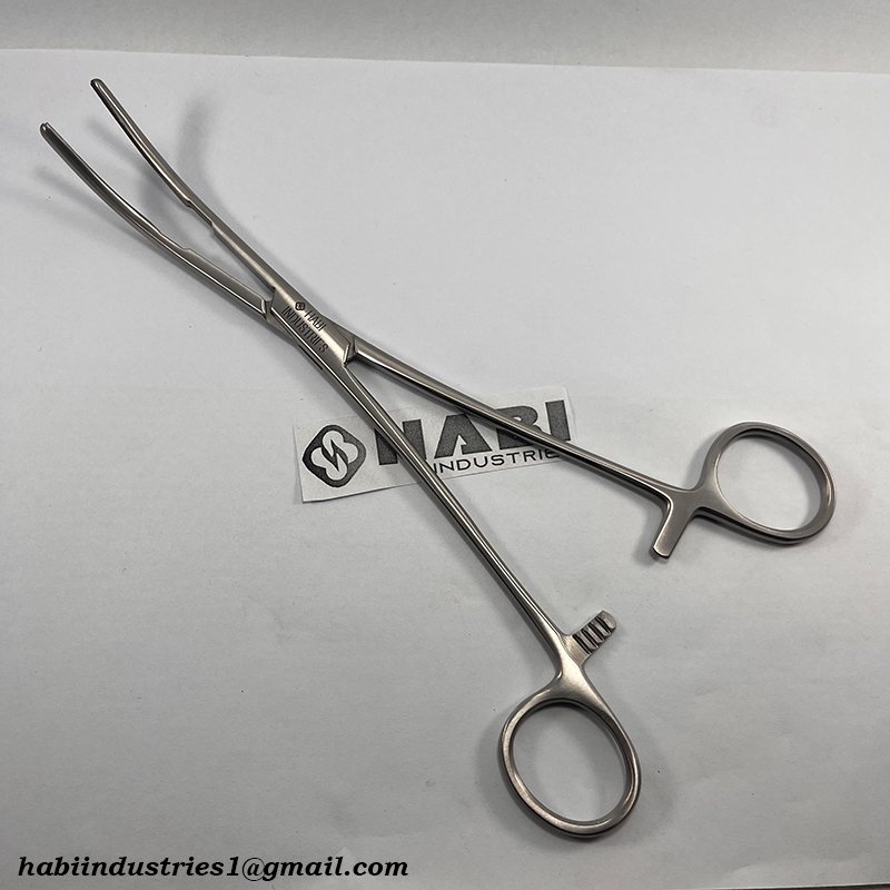 Debakey Bainbridge Vascular Forceps - Habi Industries Debakey Bainbridge Vascular Forceps stainless steel curved surgical clamp