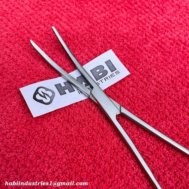 Stainless Steel Curved Hemostat Clamp Stainless steel hemostat curved surgery clamp