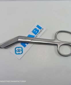 Stainless steel blunt tip bandage scissors