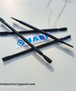 Professional black double ended cuticle pusher