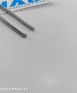 Toothed tissue forceps tip close-up